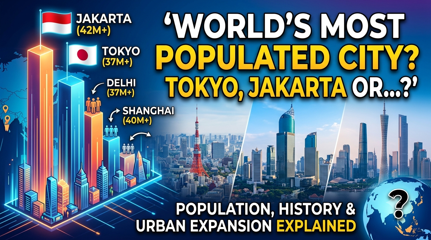 What Is the Most Populated City in the World? Population, History, and Urban Expansion Explained businesstats.com
