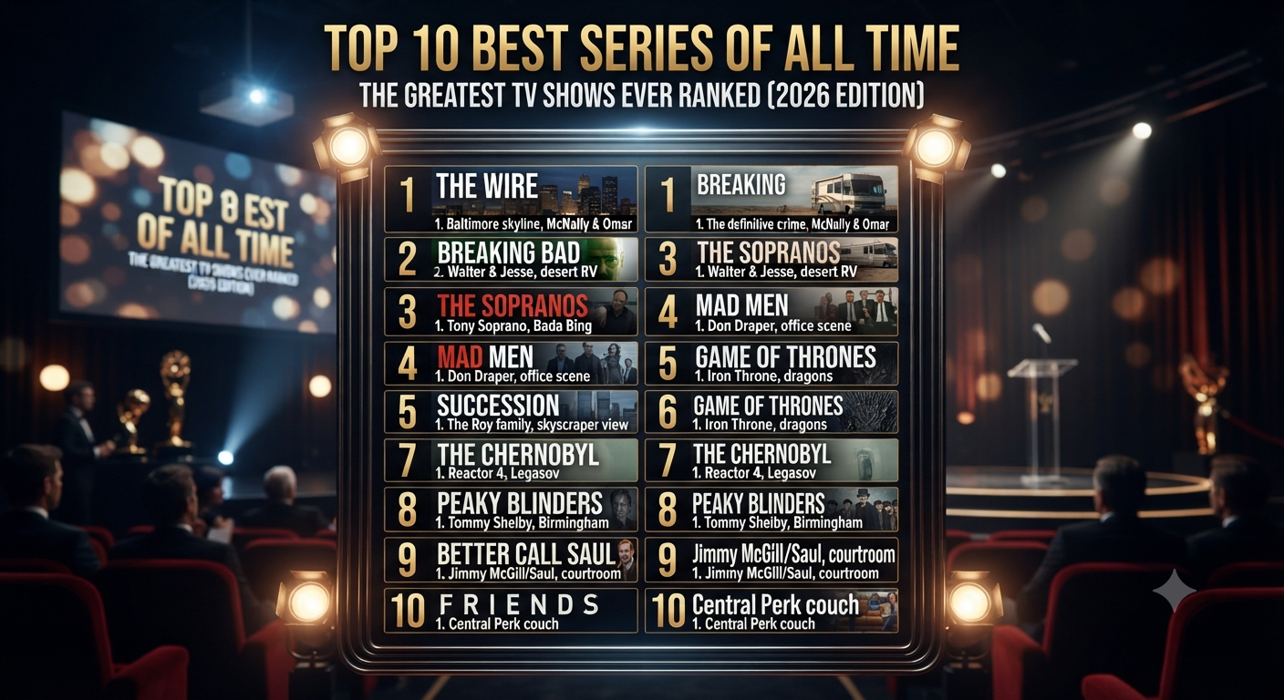 Top 10 Best Series of All Time: The Greatest TV Shows Ever Ranked (2026 Edition)