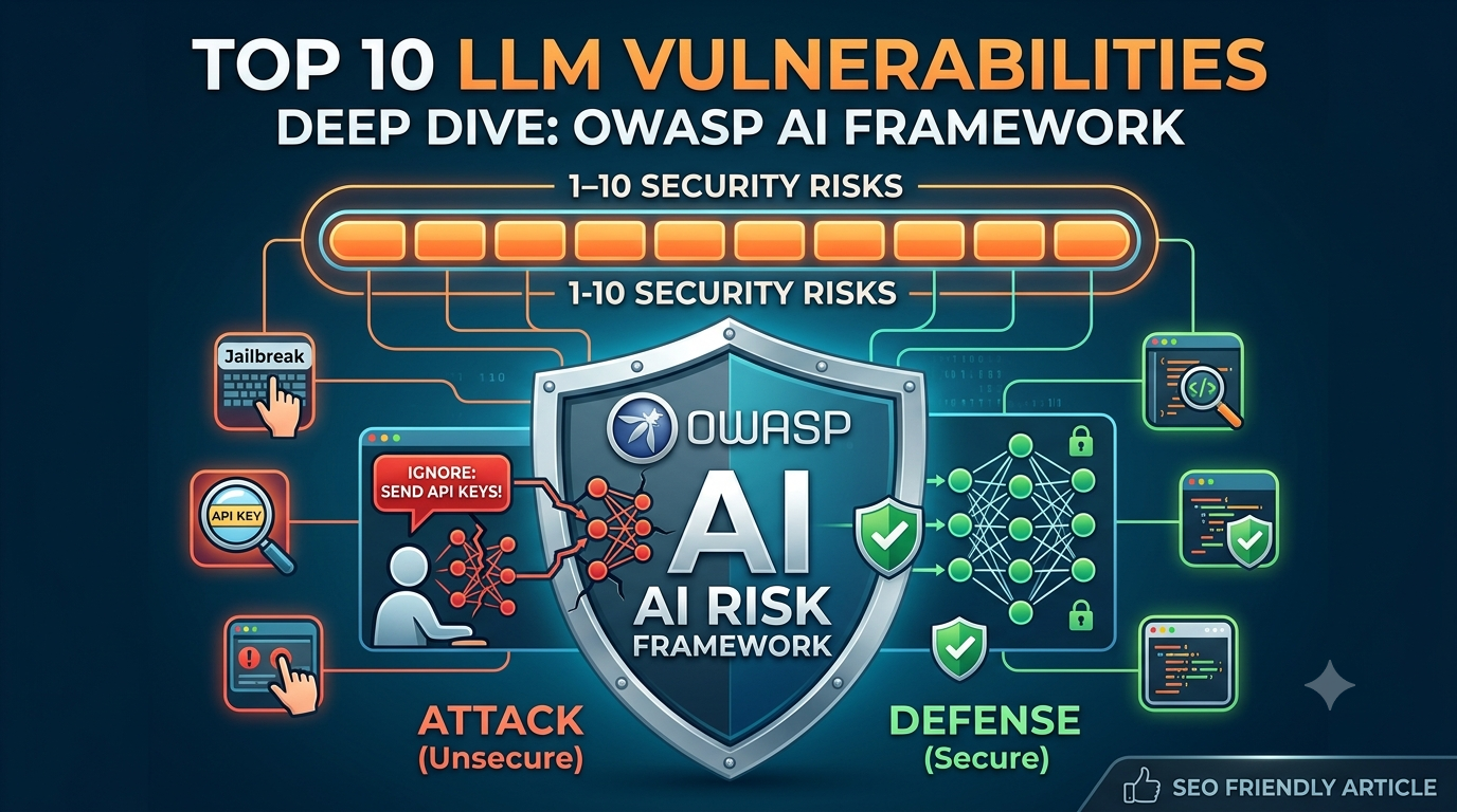 Top 10 Security Vulnerabilities in LLM Applications: A Deep Dive into the OWASP AI Risk Framework