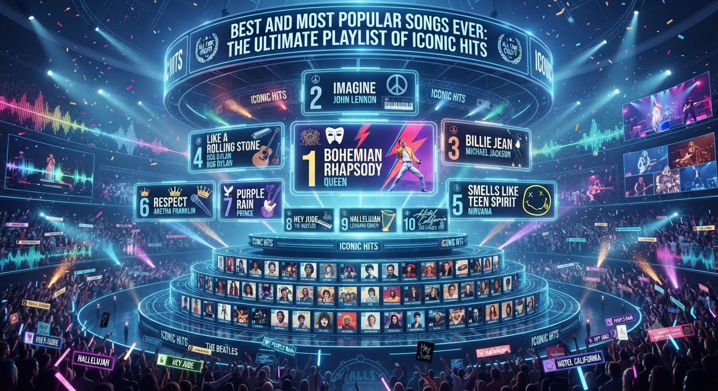 Best and Most Popular Songs Ever: The Ultimate Playlist of Iconic Hits