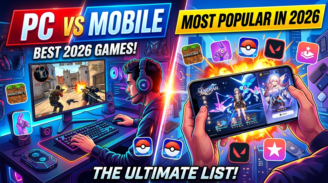 Most Popular PC and Mobile Games in 2026: The Ultimate List for Every Gamer