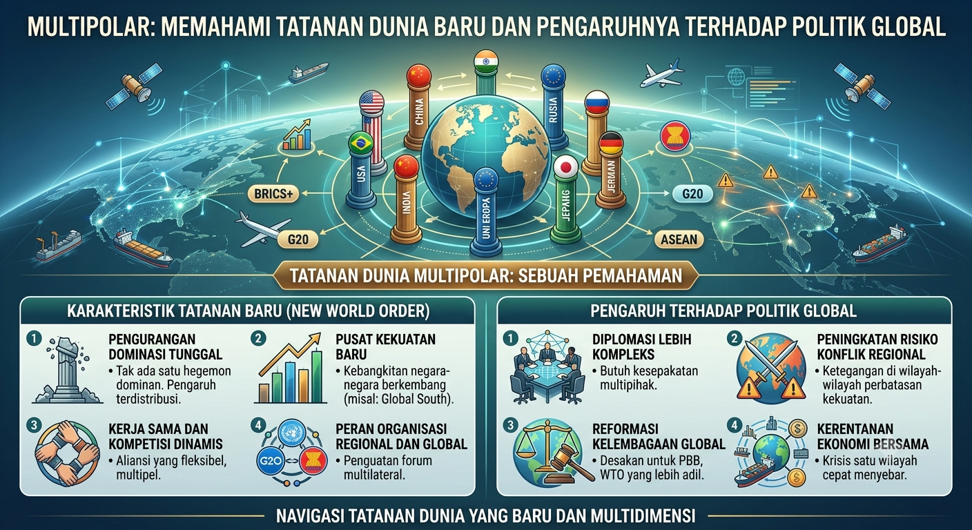 Multipolar: Memahami Tatanan Dunia Baru dan Pengaruhnya terhadap Politik Global