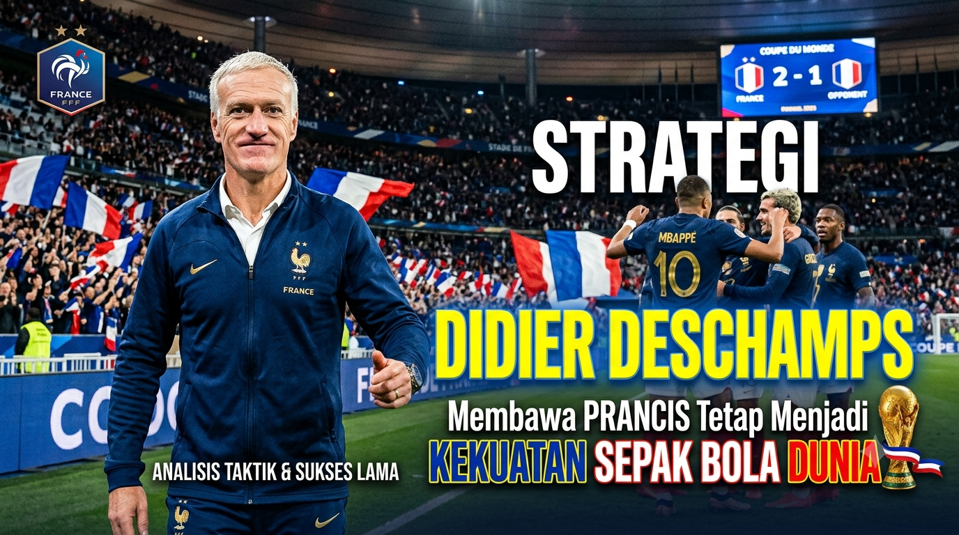Strategi Didier Deschamps Membawa Prancis Tetap Jadi Kekuatan Sepak Bola Dunia