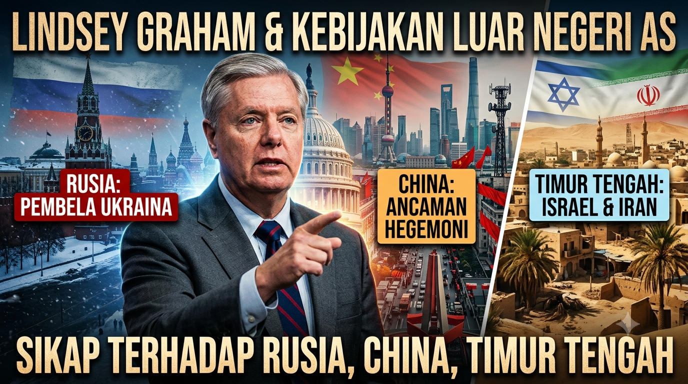 Lindsey Graham dan Kebijakan Luar Negeri AS: Sikap Terhadap Rusia, China, dan Timur Tengah