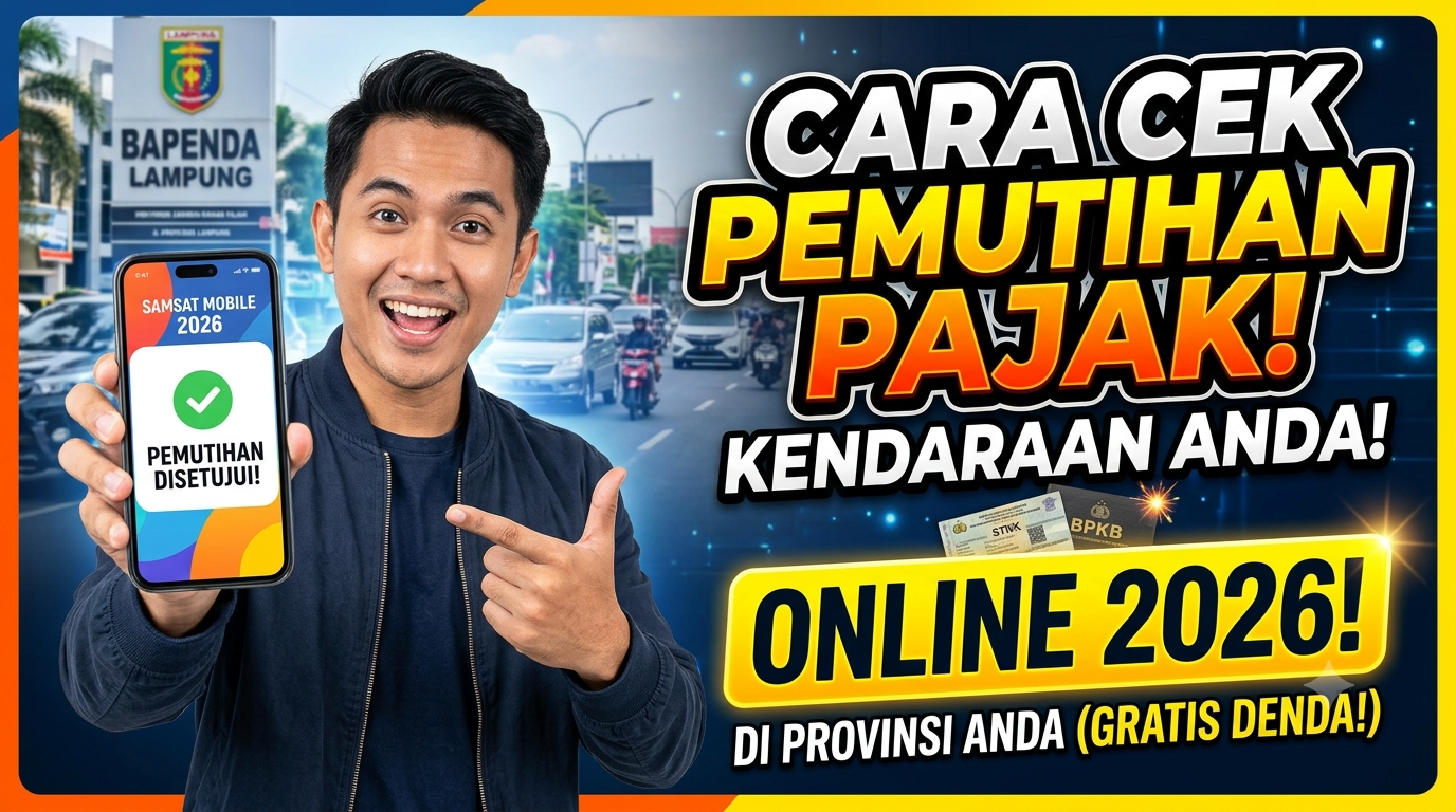 Cara Cek Program Pemutihan Pajak Kendaraan di Provinsi Anda Secara Online Tahun 2026