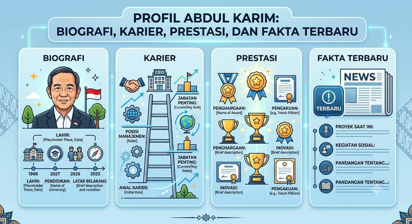 Profil Abdul Karim: Biografi, Karier, Prestasi, dan Fakta Terbaru