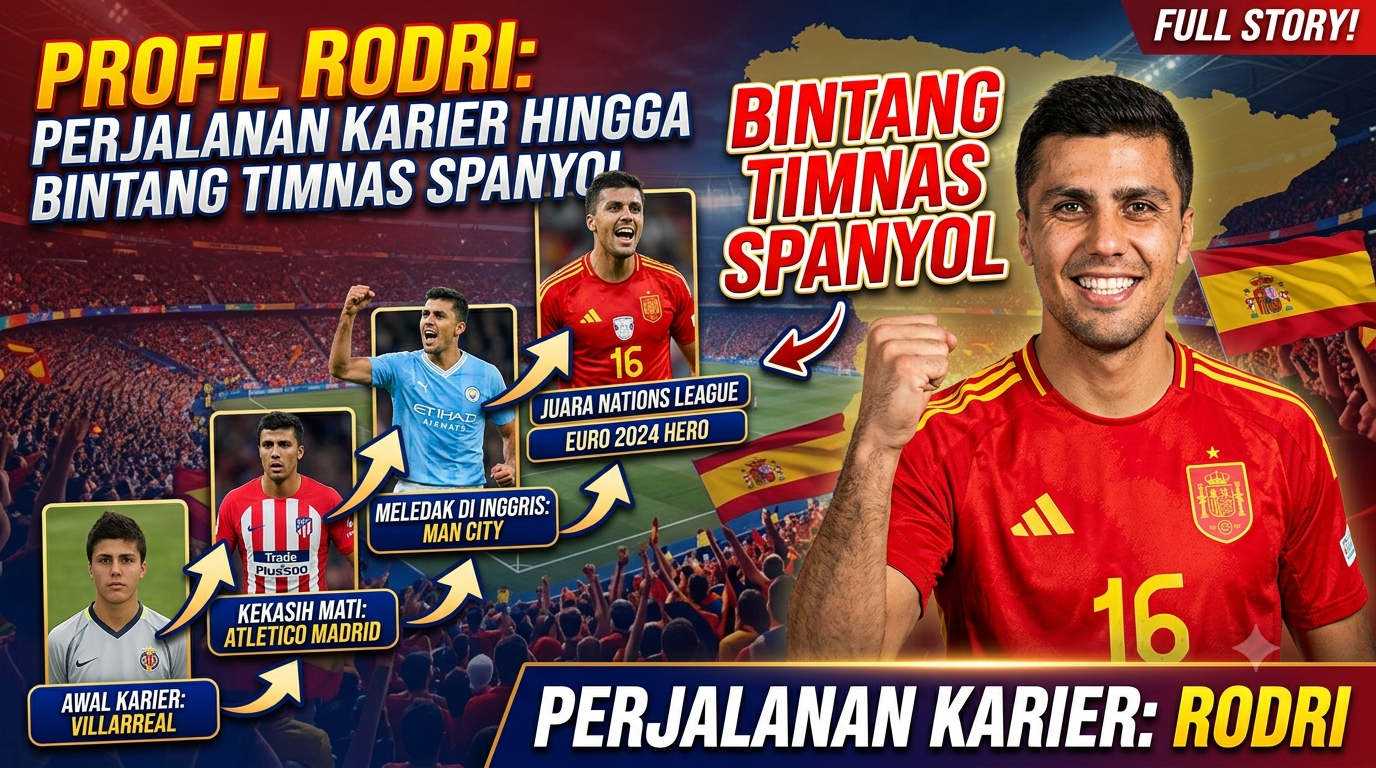 Profil Rodri: Perjalanan Karier hingga Menjadi Bintang Timnas Spanyol