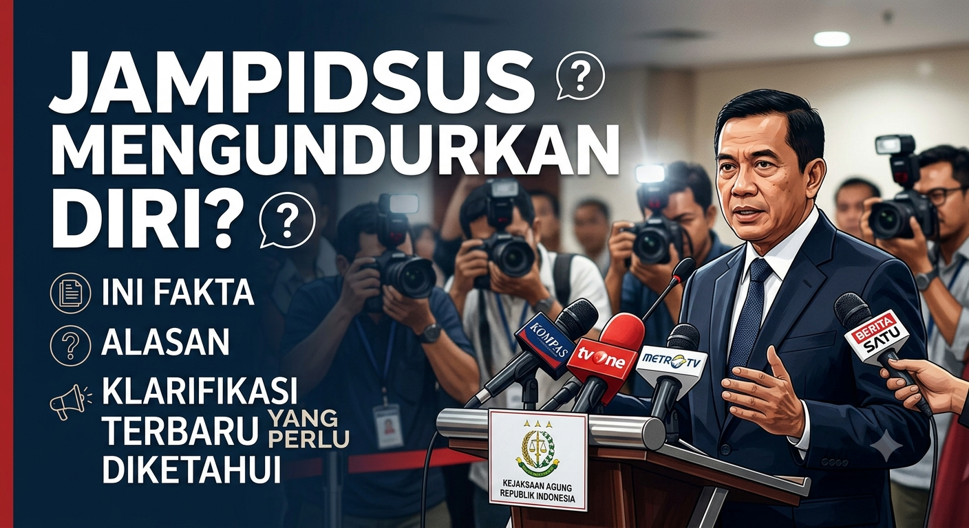 Jampidsus Mengundurkan Diri? Ini Fakta, Alasan, dan Klarifikasi Terbaru yang Perlu Diketahui