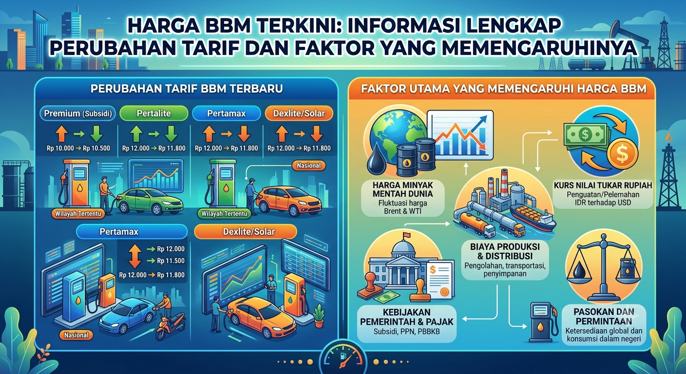 Harga BBM Terkini: Informasi Lengkap Perubahan Tarif dan Faktor yang Memengaruhinya