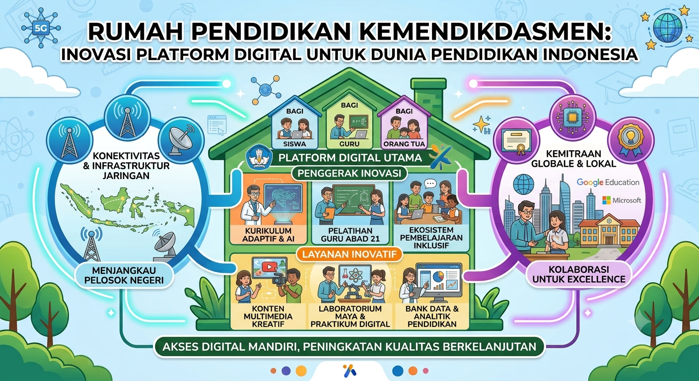 Rumah Pendidikan Kemendikdasmen: Inovasi Platform Digital untuk Dunia Pendidikan Indonesia