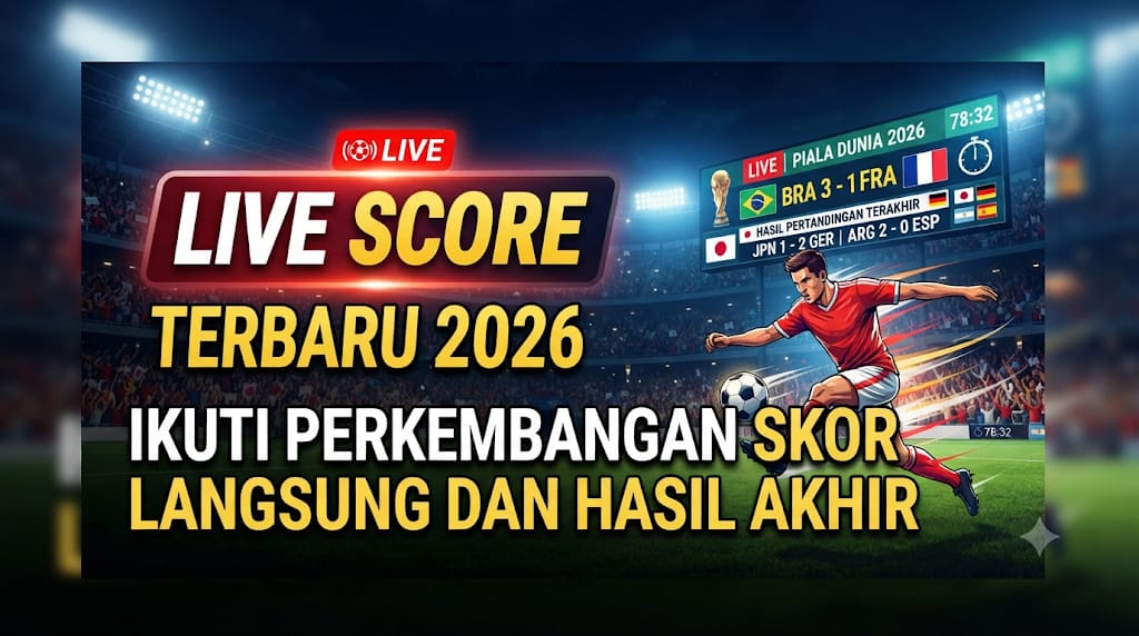Live Score Terbaru 2026: Ikuti Perkembangan Skor Langsung dan Hasil Akhir Pertandingan Sepak Bola