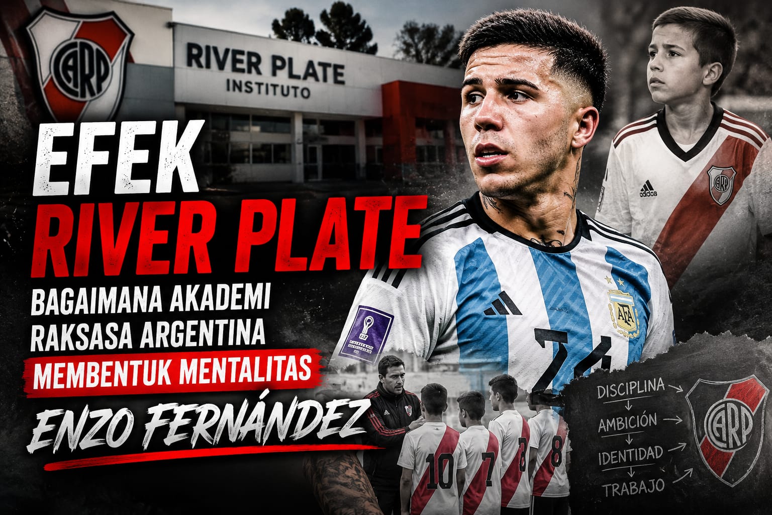 Efek River Plate: Bagaimana Akademi Raksasa Argentina Membentuk Mentalitas Enzo Fernández