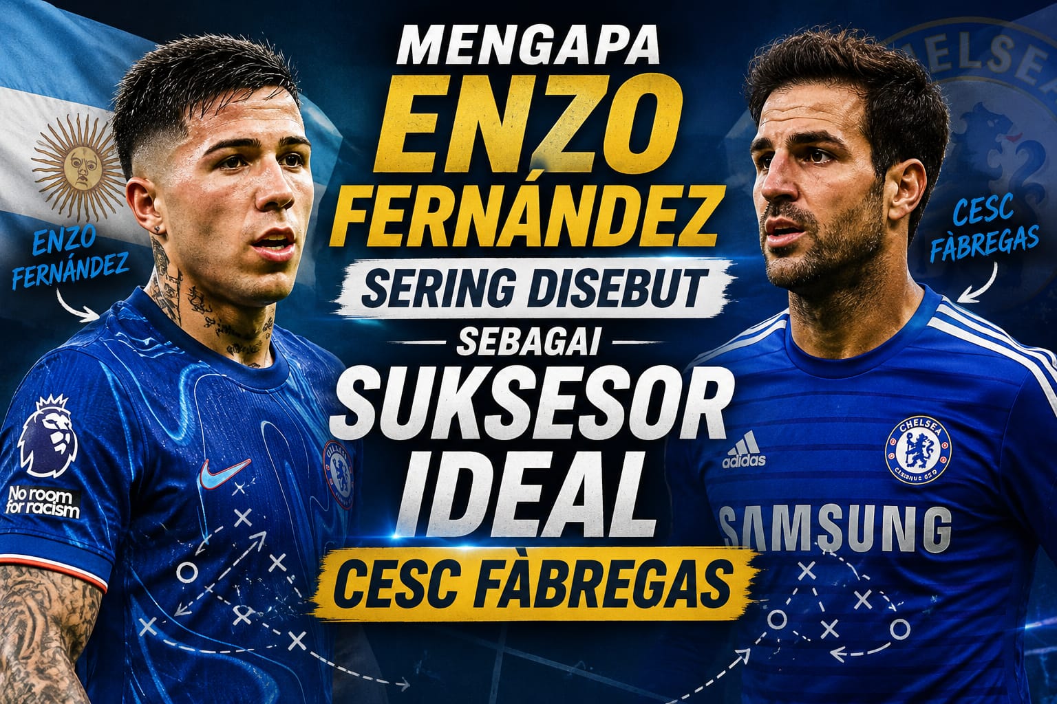 Mengapa Enzo Fernández Sering Disebut sebagai Suksesor Ideal Cesc Fàbregas