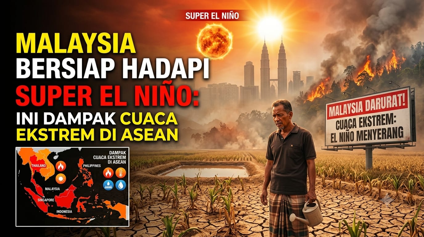 Malaysia Bersiap Hadapi Super El Nino: Ini Dampak Cuaca Ekstrem di ASEAN