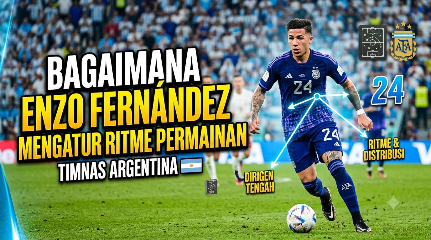 Bagaimana Enzo Fernández Mengatur Ritme Permainan Timnas Argentina