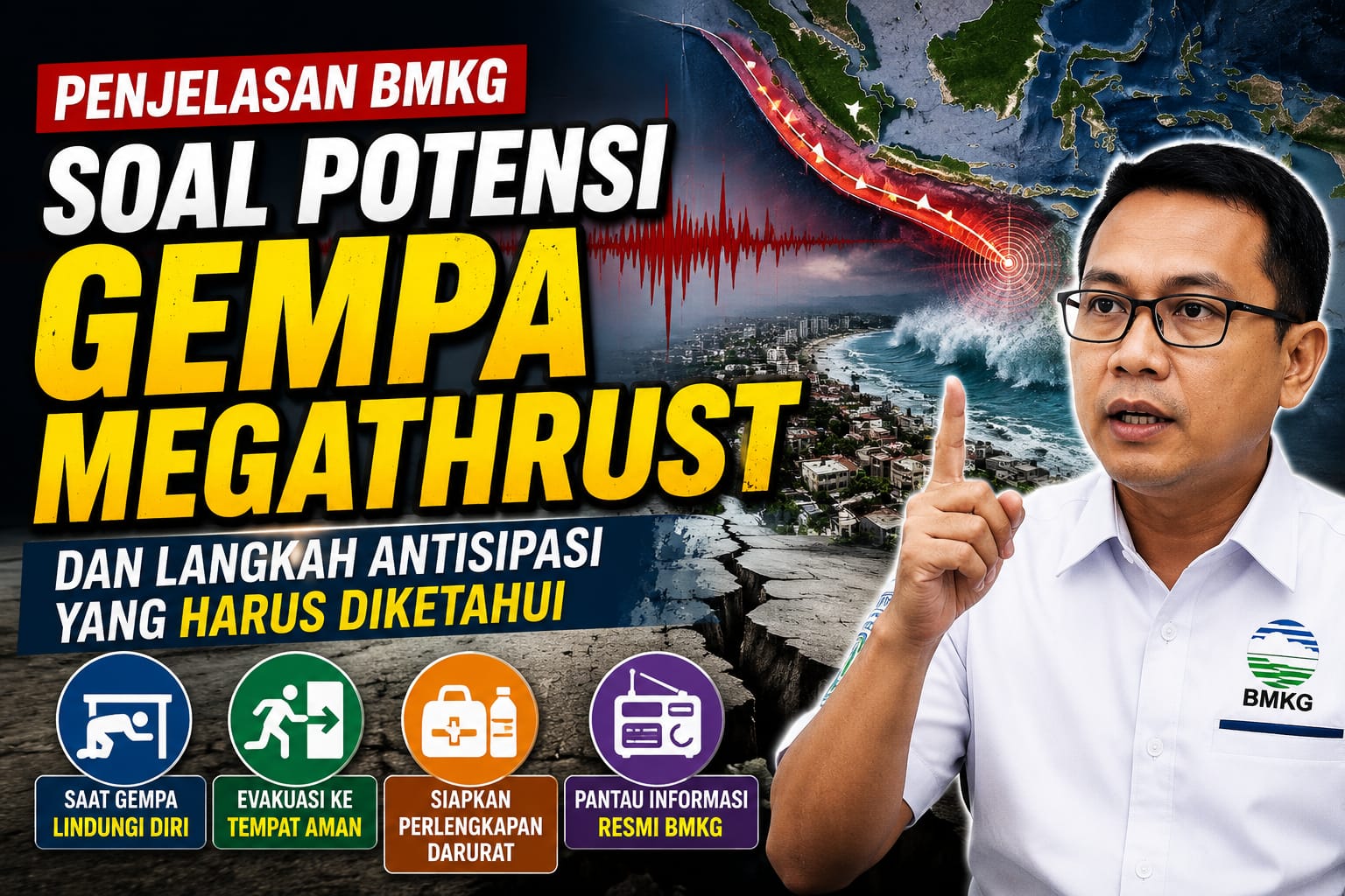 Penjelasan BMKG Soal Potensi Gempa Megathrust dan Langkah Antisipasi yang Harus Diketahui