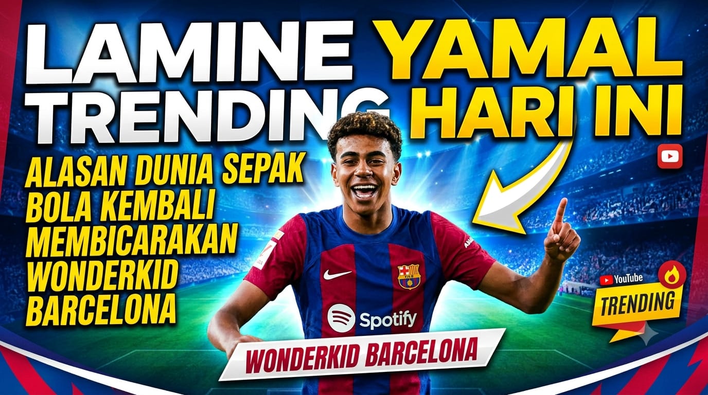 Lamine Yamal Trending Hari Ini: Alasan Dunia Sepak Bola Kembali Membicarakan Wonderkid Barcelona