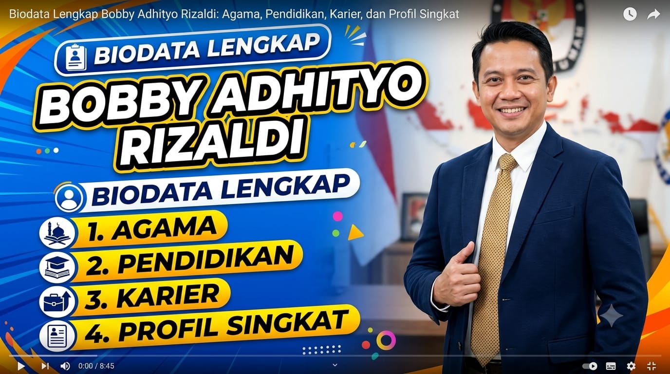 Biodata Lengkap Bobby Adhityo Rizaldi: Agama, Pendidikan, Karier, dan Profil Singkat