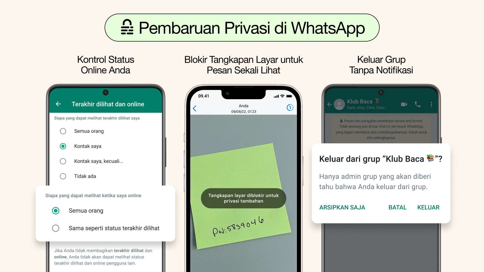 Fitur Keamanan WhatsApp