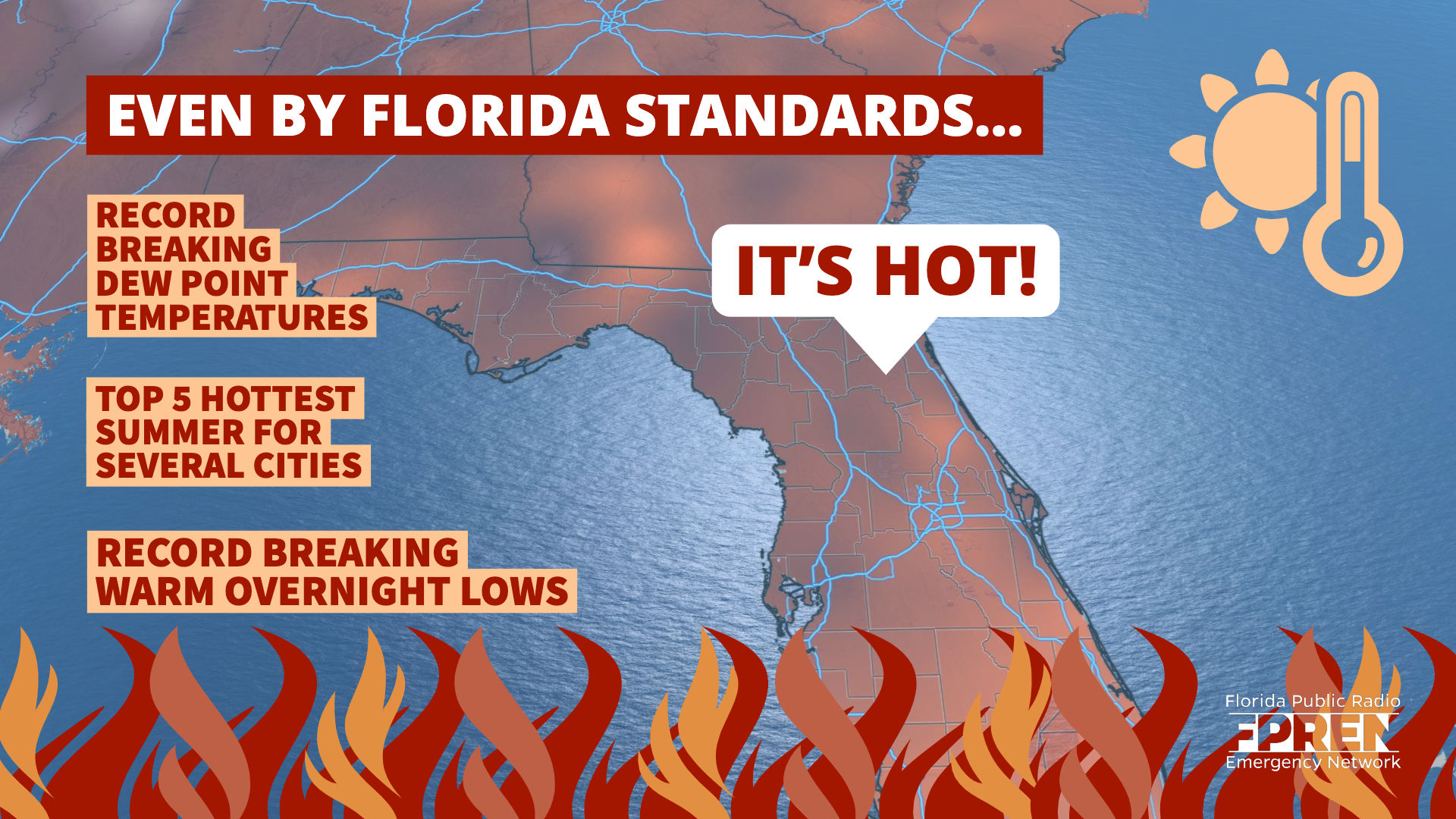 Florida Heat Wave Intensifies as Residents Keep a Wary Eye on the Tropics
