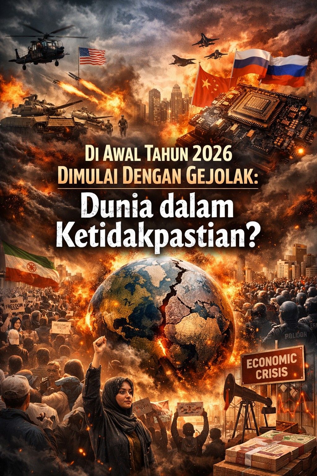 Gejolak Dunia: Dari Ketegangan Militer di Timur Tengah hingga Drama Hukum Selebritas Global