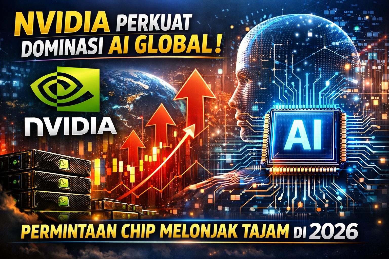 Gelombang AI Global: Mengapa Dominasi Nvidia Tetap Tak Tergoyahkan di Tengah Era Model Raksasa