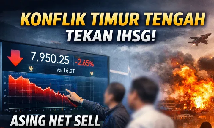 IHSG Terombang-ambing di Tengah Gejolak Perang AS-Iran dan Aksi Jual Asing