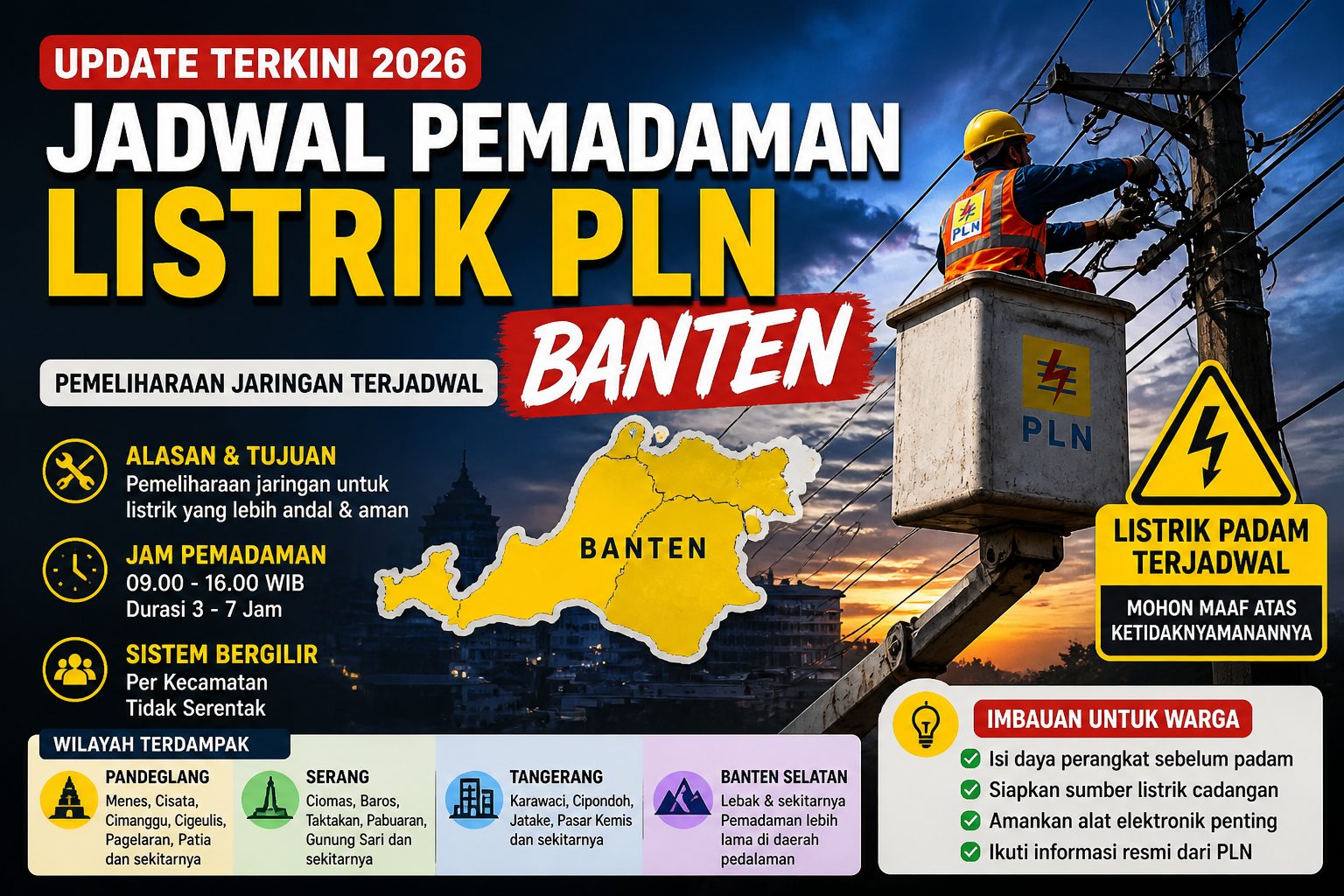 Krisis Listrik Melanda Kalimantan: Jadwal Pemadaman Bergilir dan Upaya Pemulihan PLN