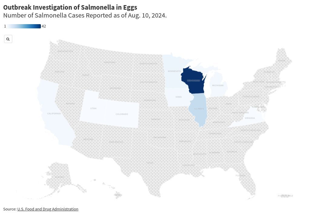 Major Health Alert: Over 1.5 Million Dozen Eggs Recalled Across Six States Due to Salmonella Risk