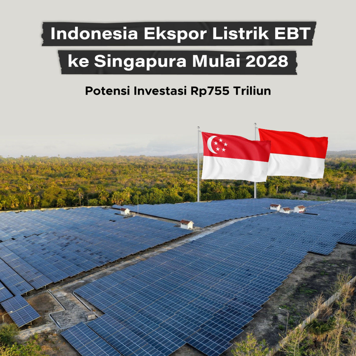 Sinergi Strategis: Indonesia-Singapura Perkuat Hubungan Ekonomi dan Ekspor Listrik Hijau 3,4 GW