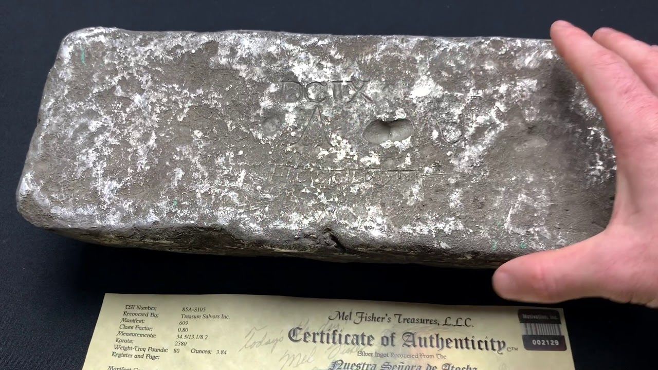 Sunken Treasure Unearthed: Rare 22-Pound Silver Bar Recovered from Legendary Shipwreck
