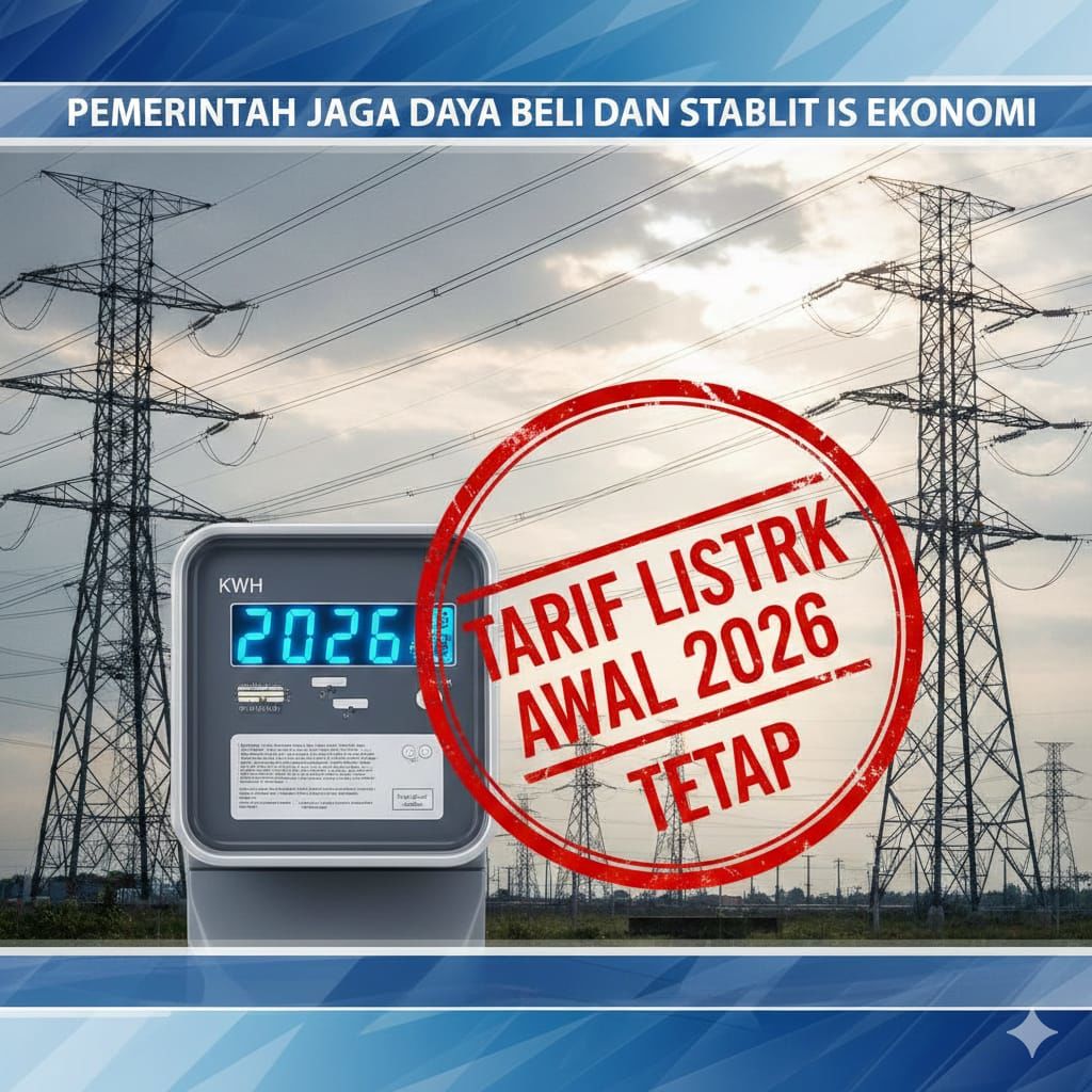 Tarif Listrik Tidak Naik, Pemerintah Jaga Stabilitas Ekonomi Nasional