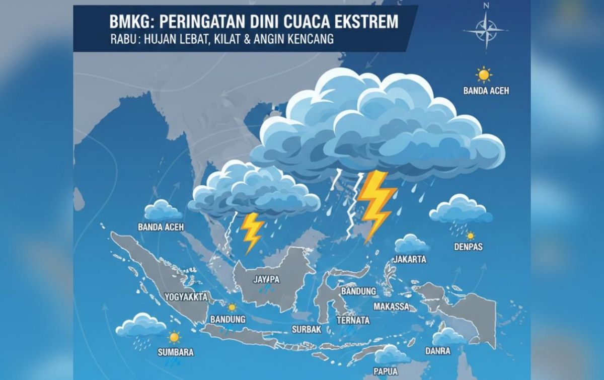 Waspada Cuaca Ekstrem dan Hujan Merata di Berbagai Wilayah, Ini Penjelasan BMKG
