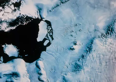 When Space Met Serendipity: NASA's Advanced Radar Captures a Stunning Ice Formation in Antarctica