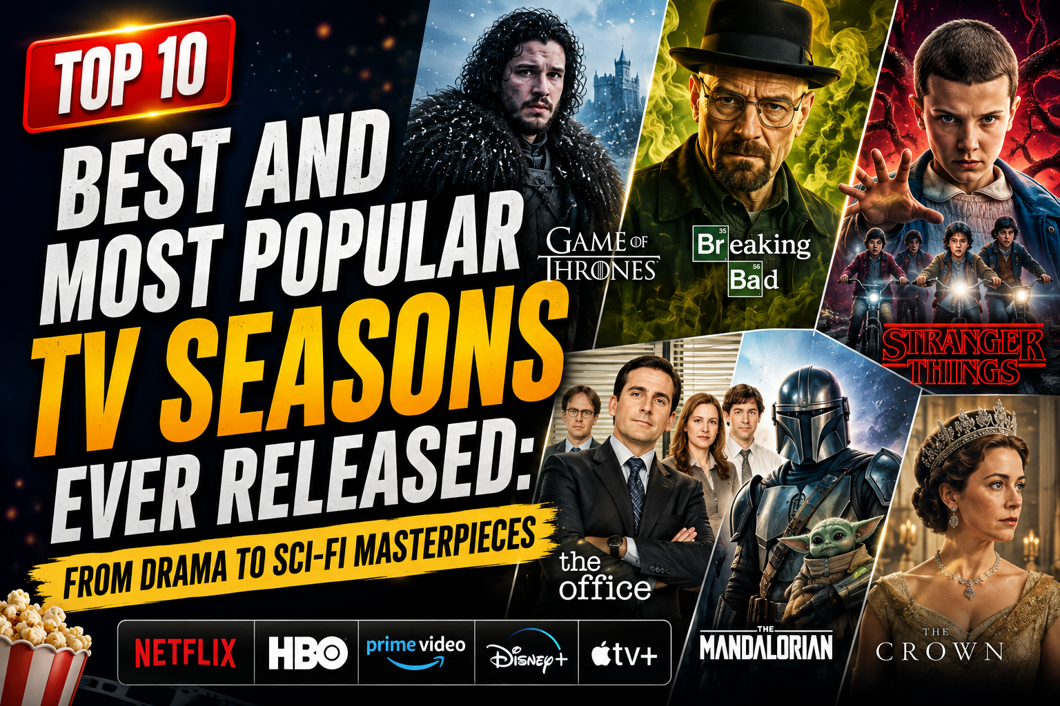 Best and Most Popular TV Seasons Ever Released: From Drama to Sci-Fi Masterpieces