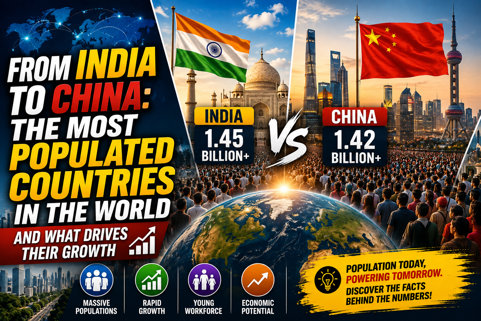 Most Populated Countries in the World: Complete Ranking with Population Statistics (2026 Update)