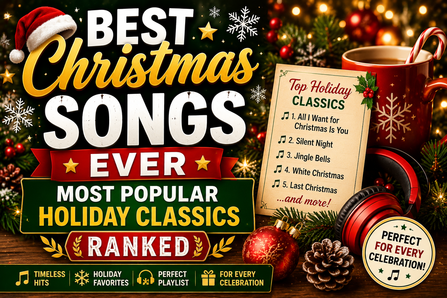 Best Christmas Songs Ever: Most Popular Holiday Classics Ranked