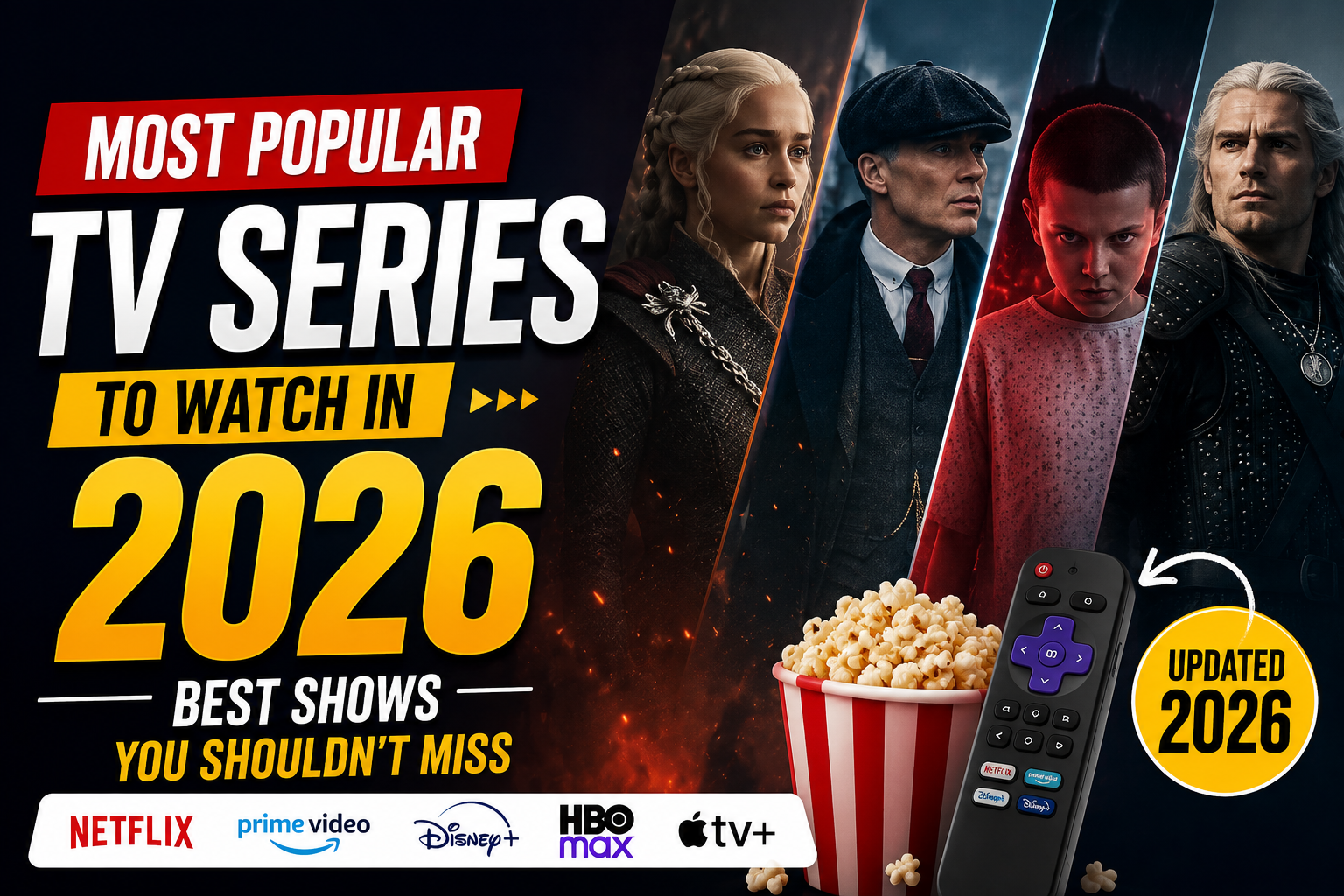 Most Popular TV Series to Watch in 2026: Best Shows You Shouldn't Miss