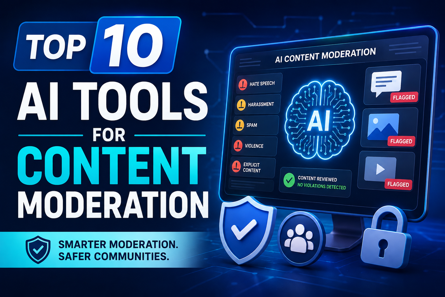 Top 10 AI Tools for Content Moderation