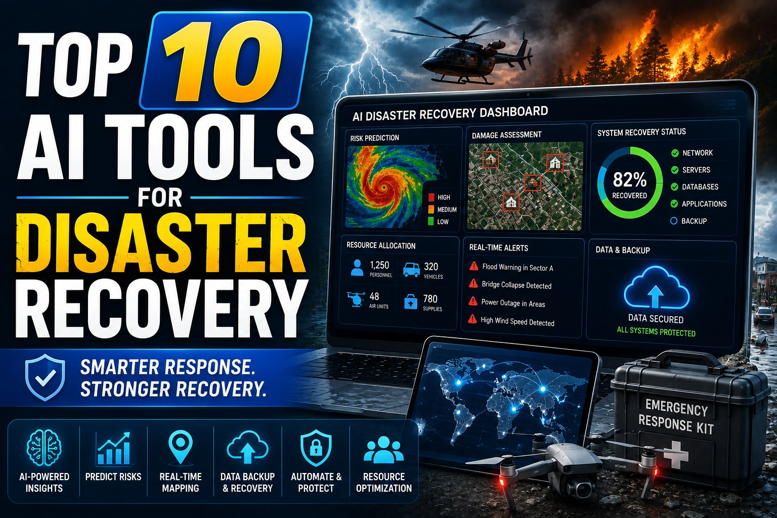 Top 10 AI Tools for Disaster Recovery