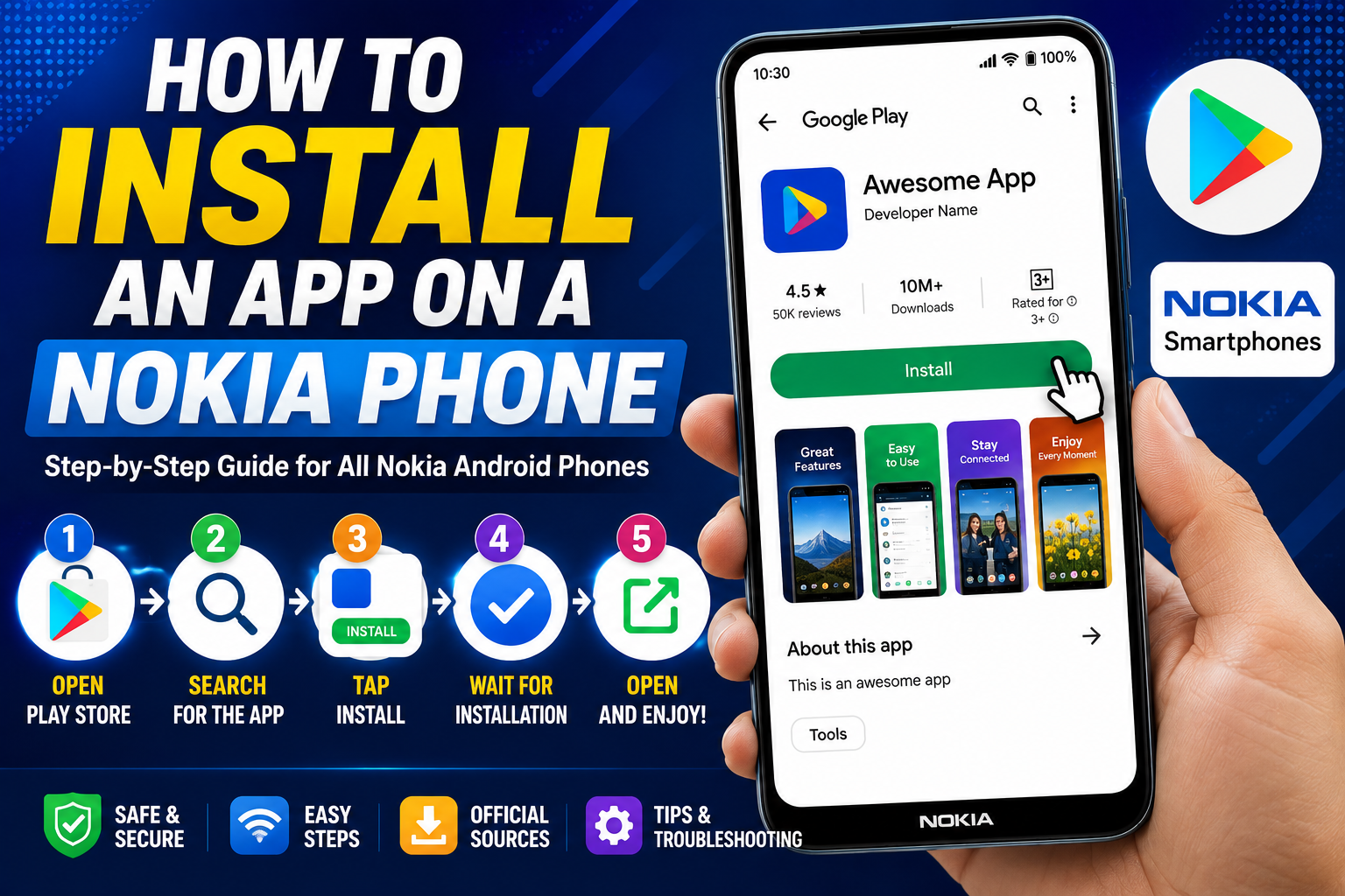 How to Install an App on a Nokia Phone