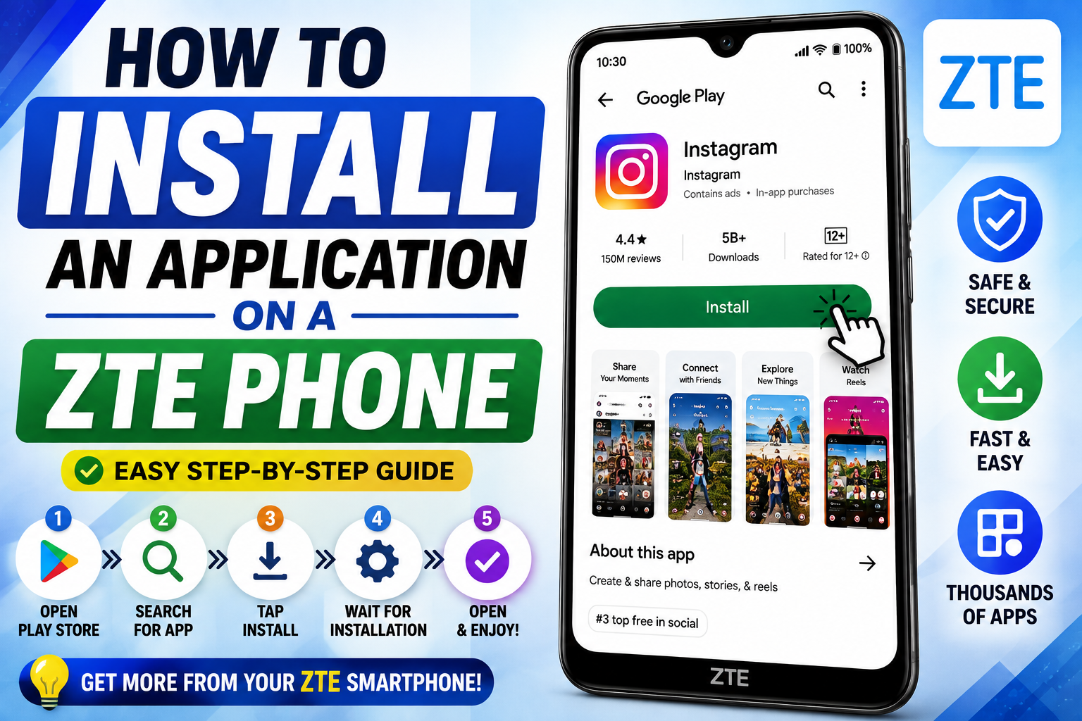 How to Install an Application on a ZTE Phone