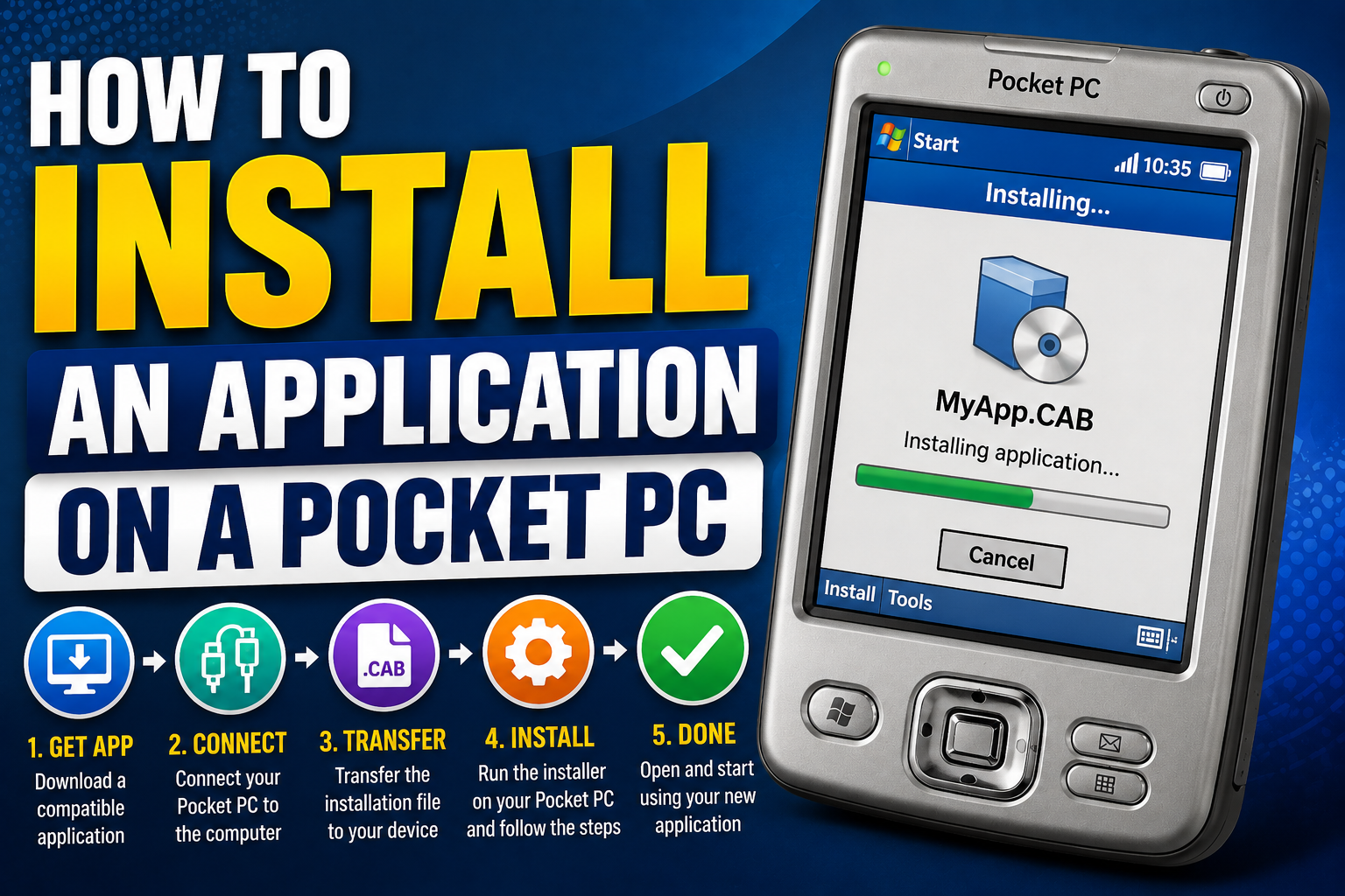 How to Install an Application on a Pocket PC