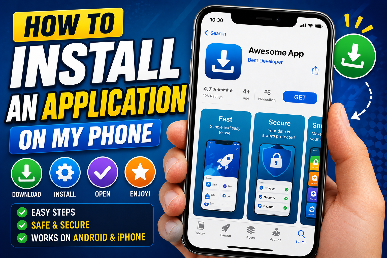 How to Install an Application on My Phone