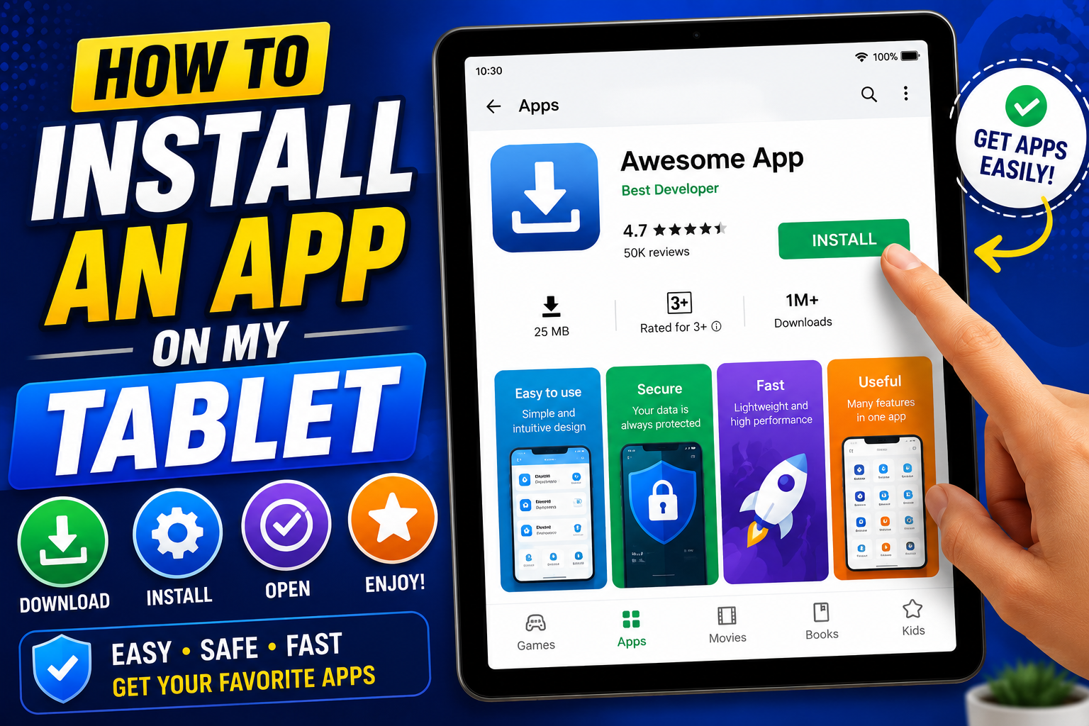 How to Install an App on My Tablet