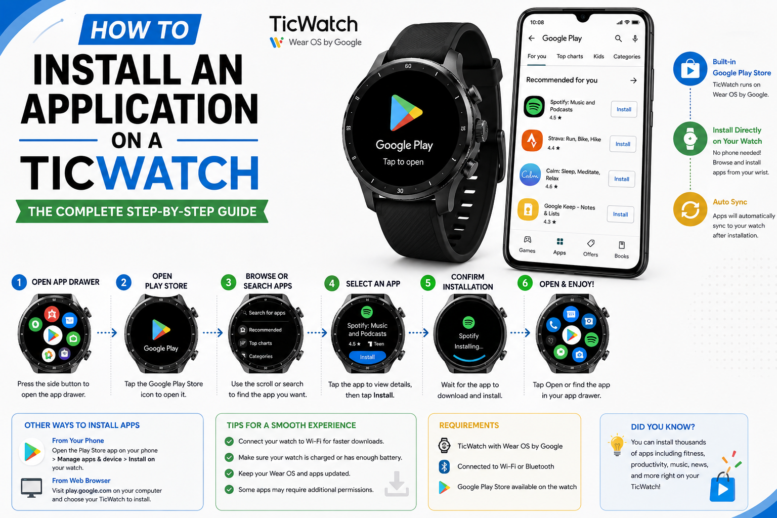 How to Install an Application on a TicWatch: The Complete Step-by-Step Guide