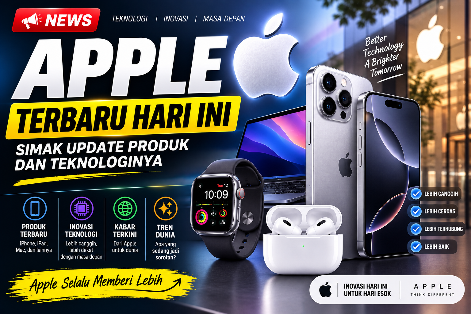Berita Apple Terbaru Hari Ini, Simak Update Produk dan Teknologinya