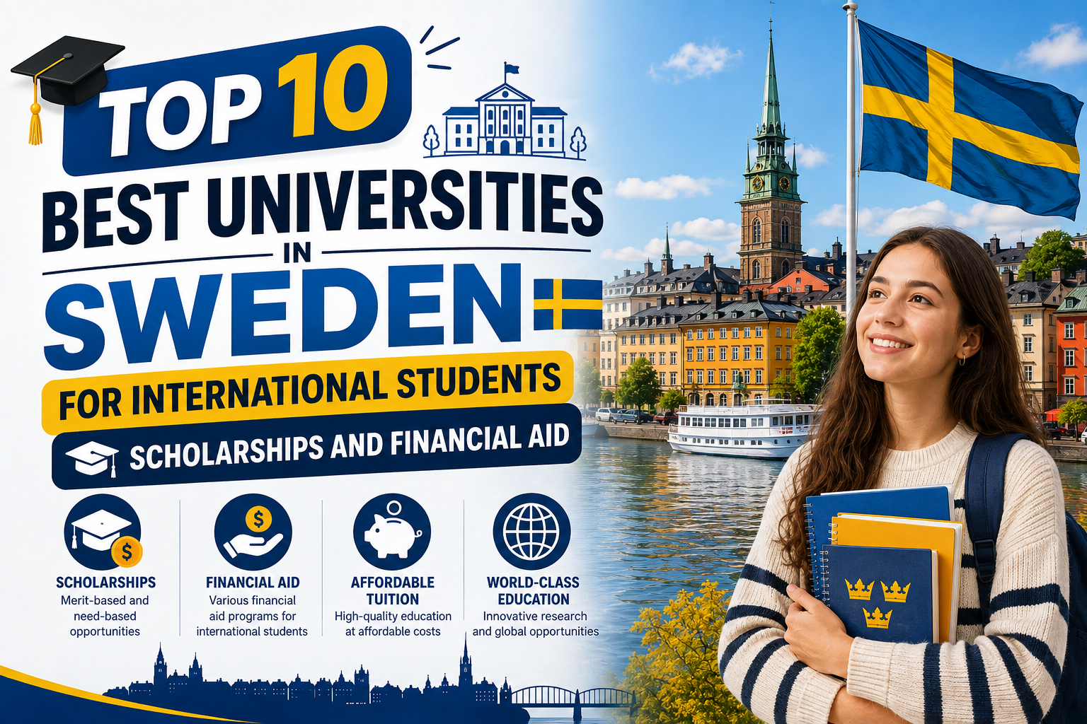 Top 10 Best Universities in Sweden for International Students: Scholarships and Financial Aid