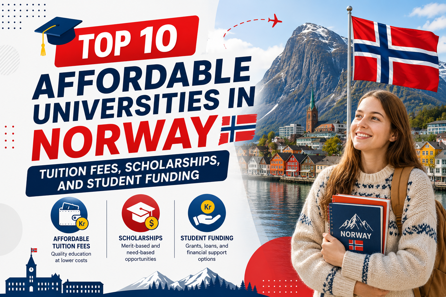 Top 10 Affordable Universities in Norway: Tuition Fees, Scholarships, and Student Funding