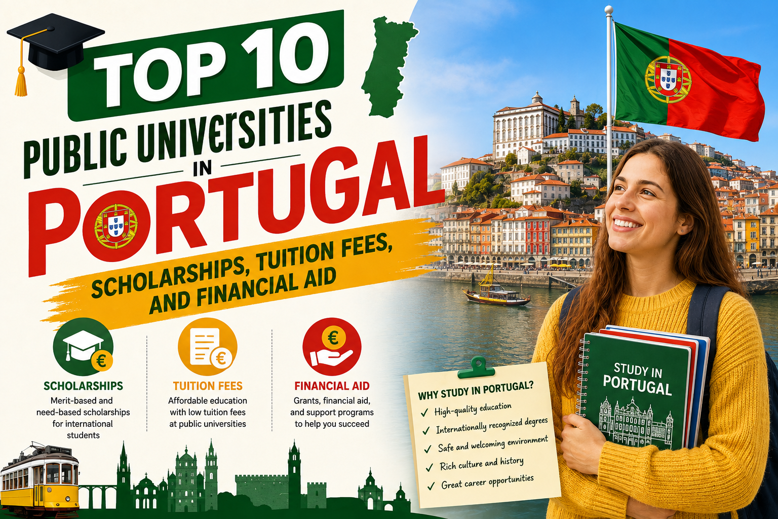 Top 10 Public Universities in Portugal: Scholarships, Tuition Fees, and Financial Aid